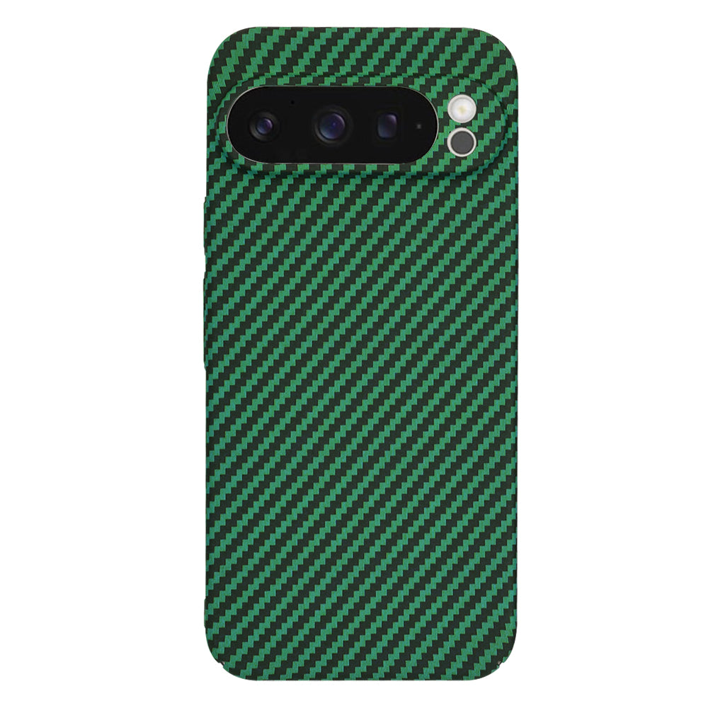 Deksel for Google Pixel 9 Pro, Techsuit, Carbonite FiberShell, Grønn