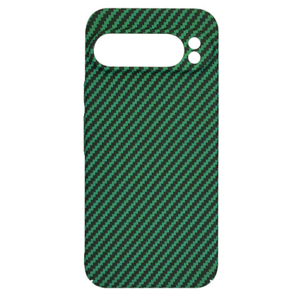 Deksel for Google Pixel 9 Pro, Techsuit, Carbonite FiberShell, Grønn