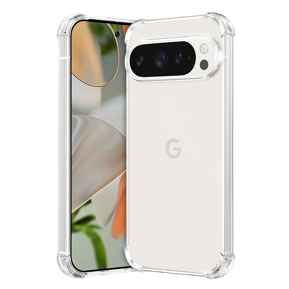 Deksel for Google Pixel 9 Pro, Techsuit, Støtsikker Klar, Transparent