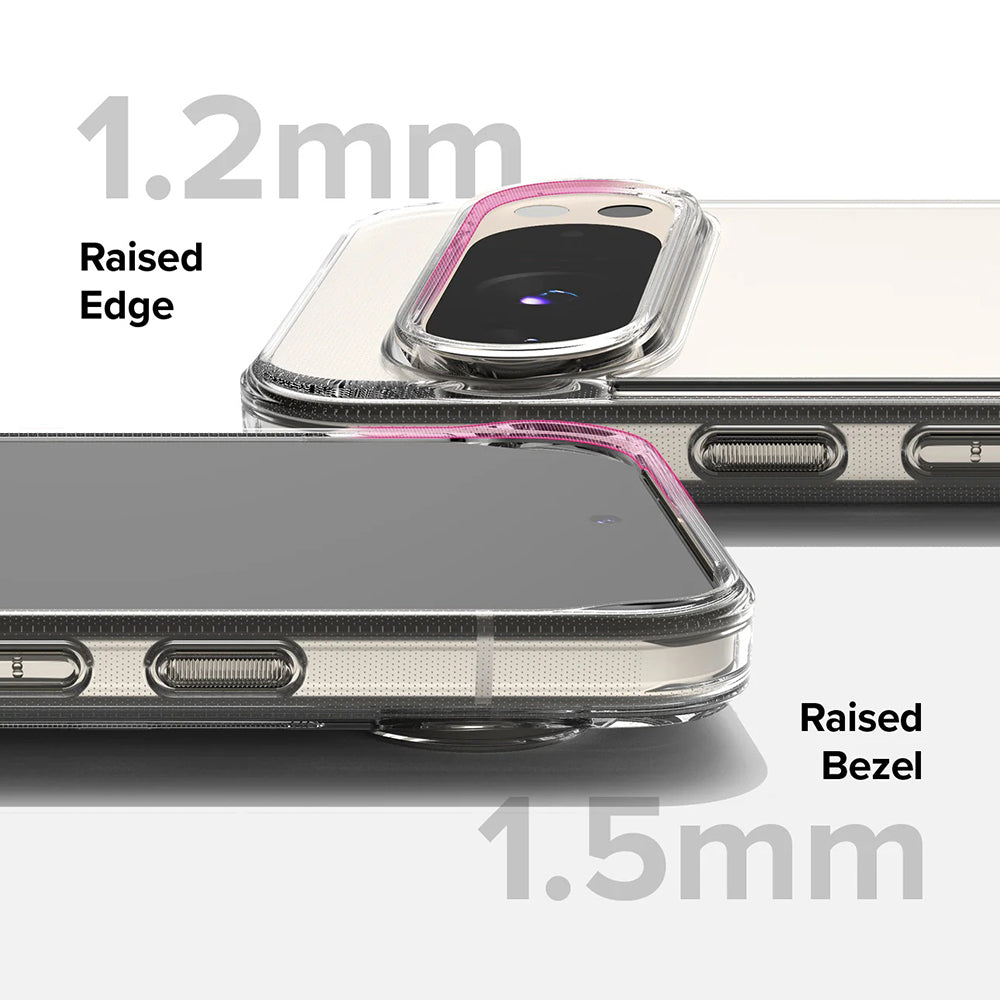 Deksel for Google Pixel 9 Pro XL, Ringke, Fusion, Transparent