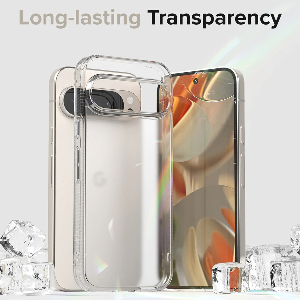 Deksel for Google Pixel 9 Pro XL, Ringke, Fusion, Frostet Transparent