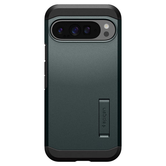 Deksel for Google Pixel 9 Pro XL, Spigen, Tough Armor, Grønn