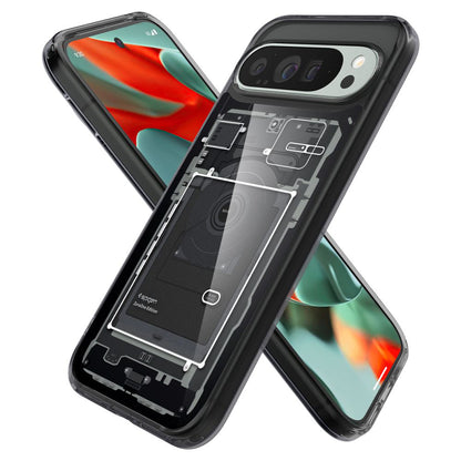 Deksel for Google Pixel 9 Pro XL, Spigen, Ultra Hybrid Zero One, Svart ACS07722