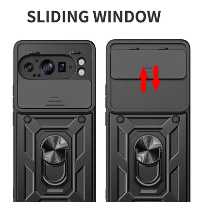 Deksel for Google Pixel 9 Pro XL, Techsuit, CamShield, Svart