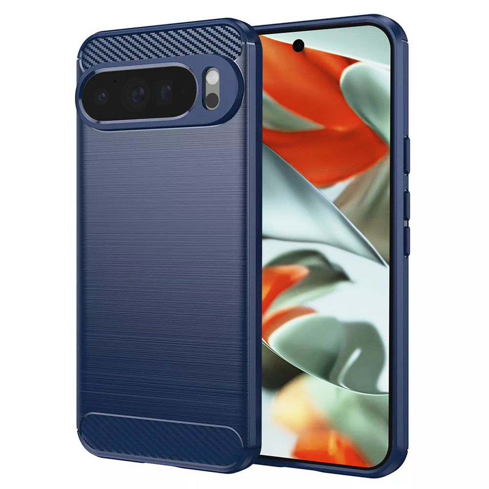 Deksel for Google Pixel 9 Pro XL, Techsuit, Karbon, Blå