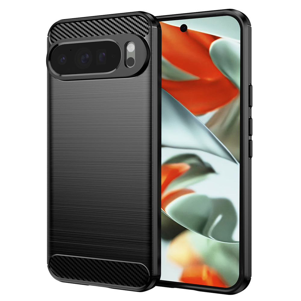 Deksel for Google Pixel 9 Pro XL, Techsuit, Karbon, Svart