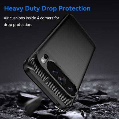 Deksel for Google Pixel 9 Pro XL, Techsuit, Karbon, Svart