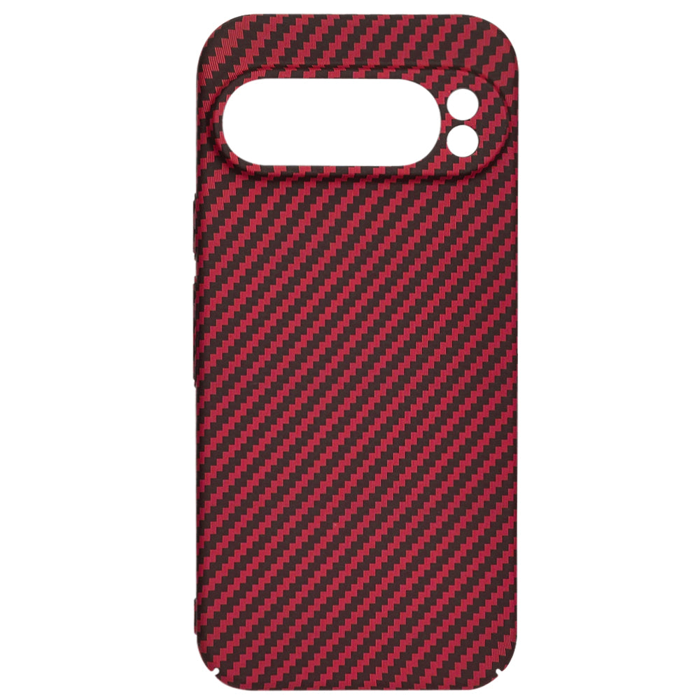 Deksel for Google Pixel 9 Pro XL, Techsuit, Carbonite FiberShell, Rød
