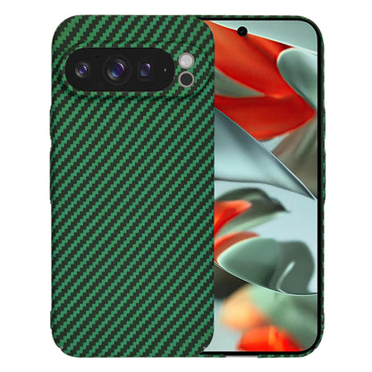 Deksel for Google Pixel 9 Pro XL, Techsuit, Carbonite FiberShell, Grønn