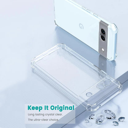 Deksel for Google Pixel 9, Techsuit, Støtsikker Klar, Transparent
