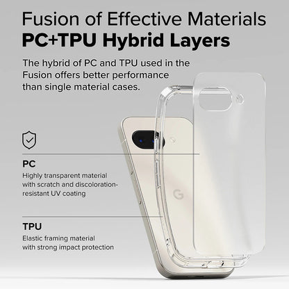 Deksel for Google Pixel 9a, Ringke, Fusion, Frostet Transparent