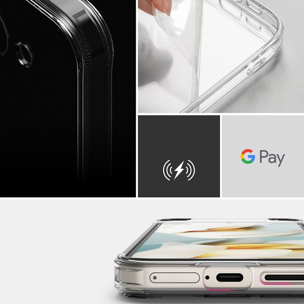 Deksel for Google Pixel 9a, Ringke, Fusion, Frostet Transparent