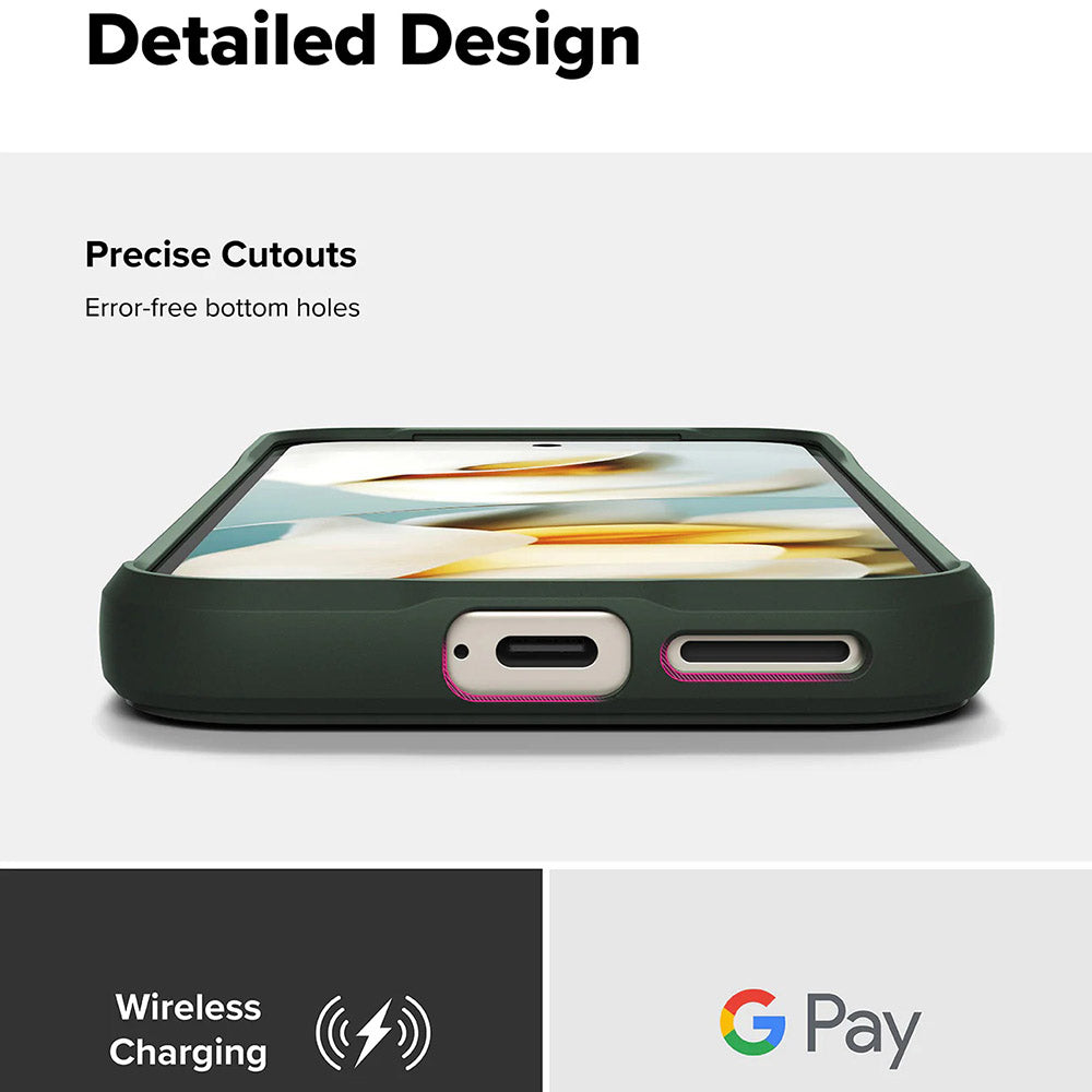 Deksel for Google Pixel 9a, Ringke, Onyx, Mørkegrønn