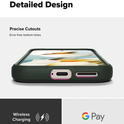 Deksel for Google Pixel 9a, Ringke, Onyx, Mørkegrønn