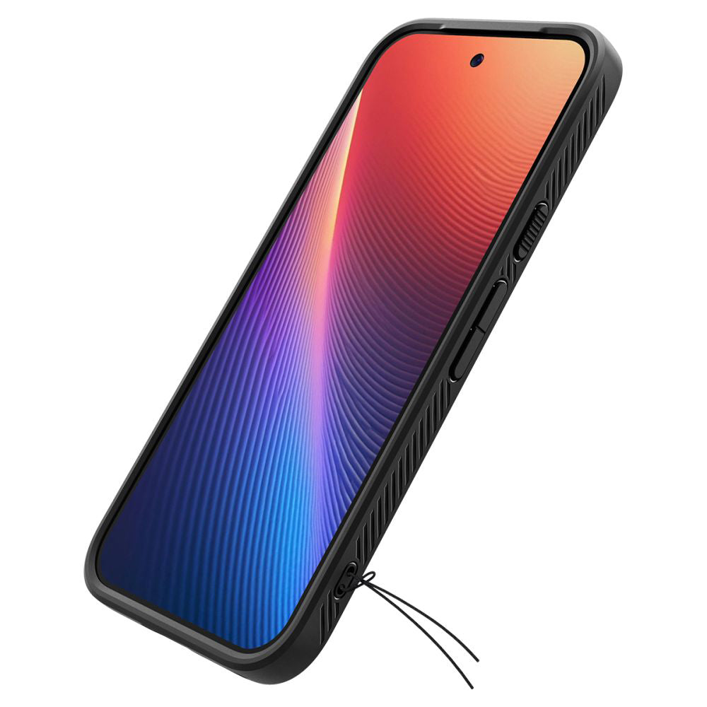 Deksel for Google Pixel 9a, Spigen, Liquid Air, Matt Svart ACS09039
