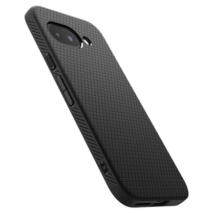 Deksel for Google Pixel 9a, Spigen, Liquid Air, Matt Svart ACS09039