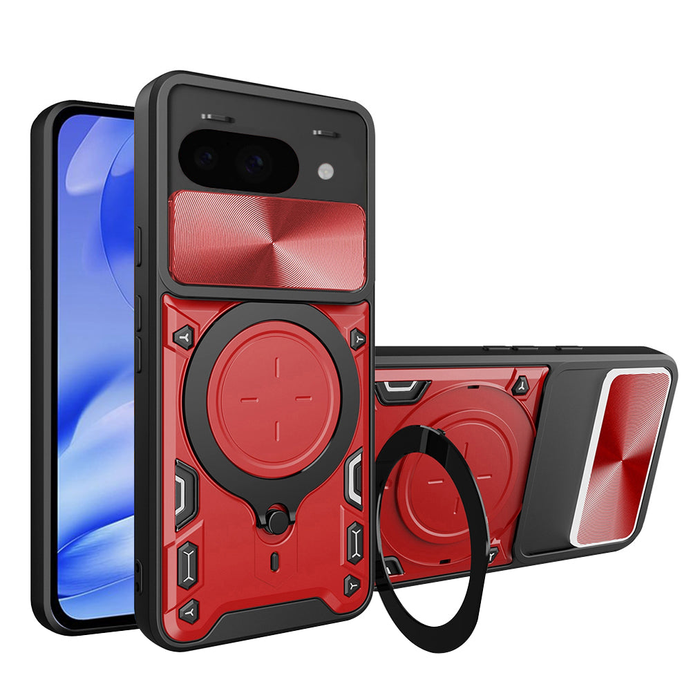 Deksel for Google Pixel 9a, Techsuit, CamGuard Pro, Rød