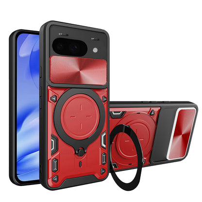 Deksel for Google Pixel 9a, Techsuit, CamGuard Pro, Rød