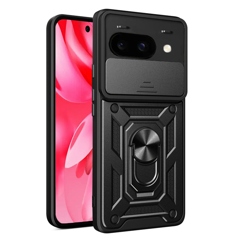 Deksel for Google Pixel 9a, Techsuit, CamShield, Svart