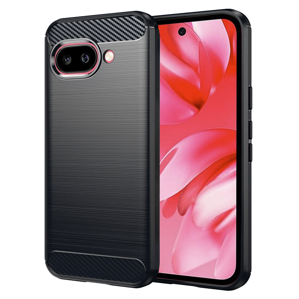 Deksel for Google Pixel 9a, Techsuit, Karbon, Svart