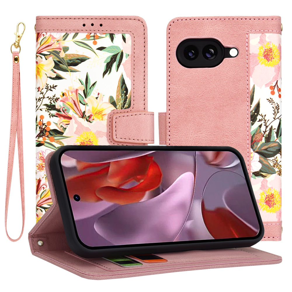 Deksel for Google Pixel 9a, Techsuit, FlipCraft, Rosa