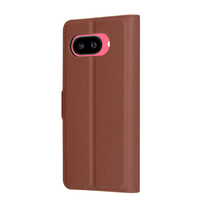 Deksel for Google Pixel 9a, Techsuit, Leather Folio, Brun