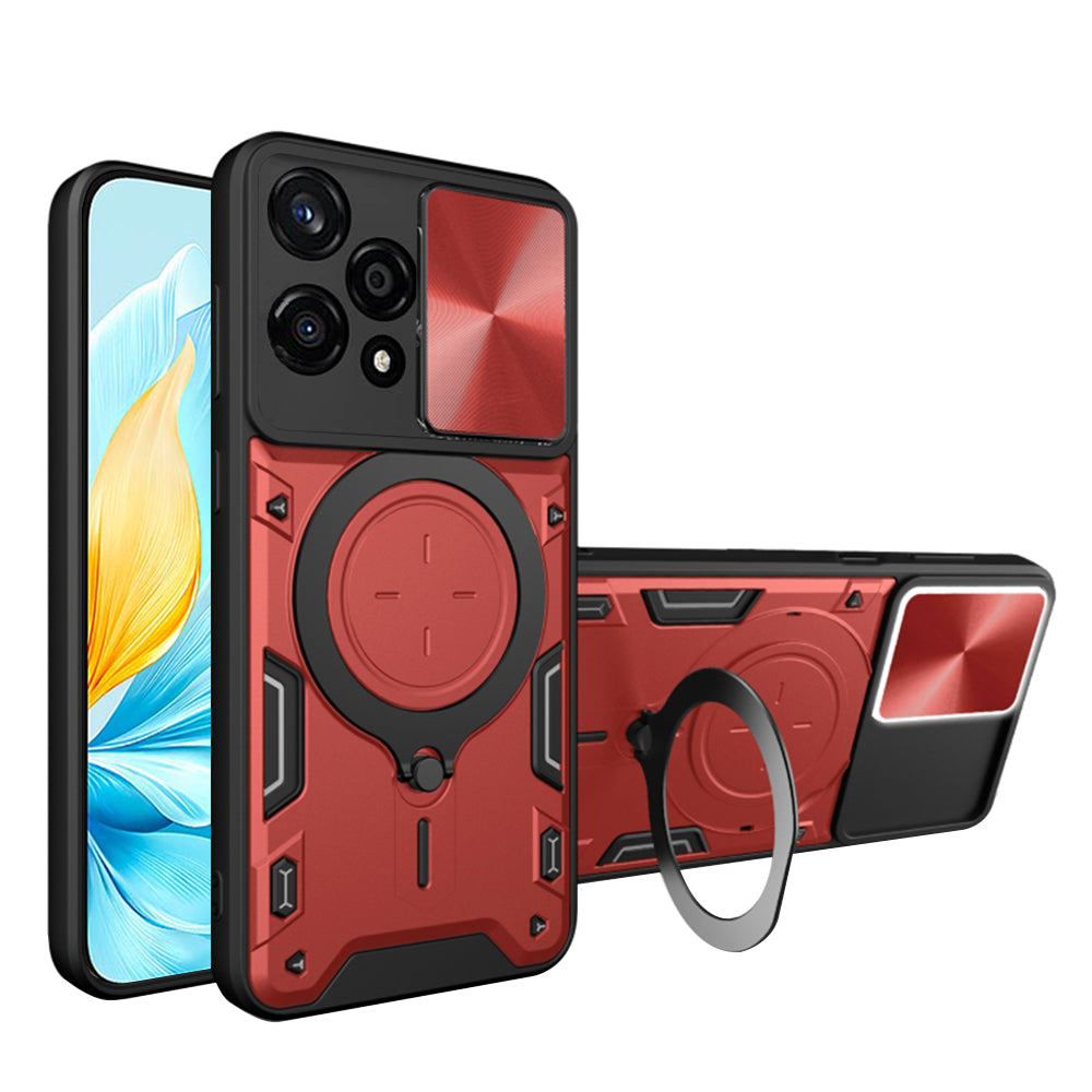 Deksel til Honor 200 Lite, Techsuit, CamGuard Pro, Rød