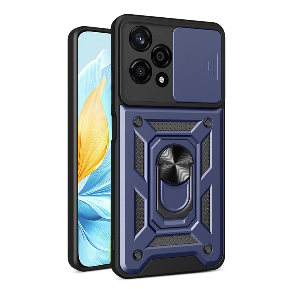Deksel til Honor 200 Lite, Techsuit, CamShield, Blå