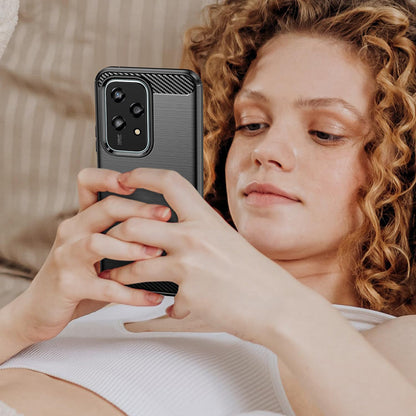 Deksel til Honor 200 Lite, Techsuit, Karbon, Svart