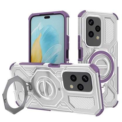 Deksel for Honor 200 Lite, Techsuit, Carbon Shield Pro, Lilla