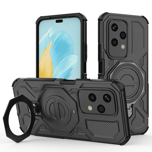 Deksel for Honor 200 Lite, Techsuit, Carbon Shield Pro, Svart
