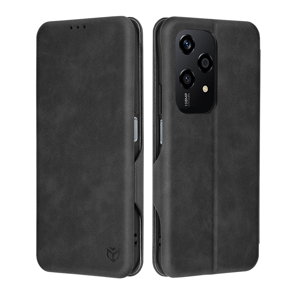 Deksel til Honor 200 Lite, Techsuit, Safe Wallet Plus, Svart