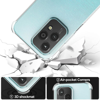 Deksel til Honor 200 Lite, Techsuit, Støtsikker Klar, Transparent