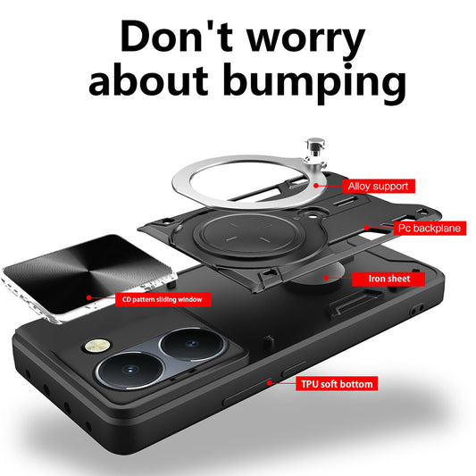 Deksel for Honor 200 Pro, Techsuit, CamGuard Pro, Svart