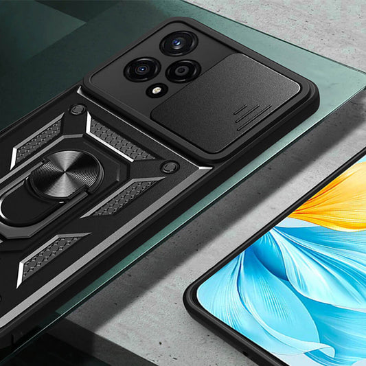 Deksel til Honor 200 Pro, Techsuit, CamShield, Svart