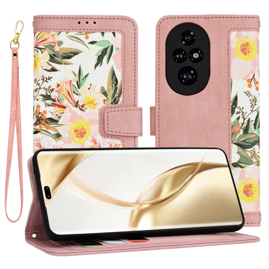 Deksel til Honor 200 Pro, Techsuit, FlipCraft, Rosa