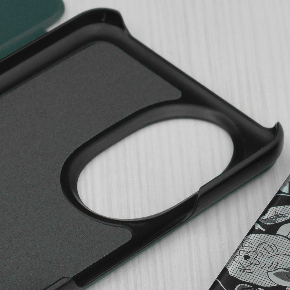 Deksel for Honor 200, Techsuit, eFold, Mørkegrønn