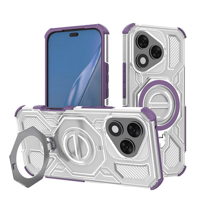 Deksel til Honor 400 Lite, Techsuit, Carbon Shield Pro, Lilla