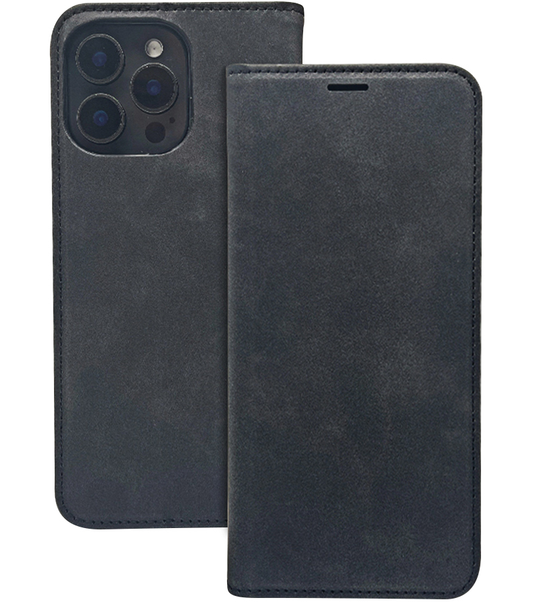 Deksel for Honor 400 Lite, OEM, Smart Suede, Svart