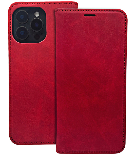Deksel for Honor 400 Lite, OEM, Smart Suede, Rød