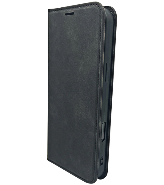 Deksel for Honor 400 Lite, OEM, Smart Suede, Svart
