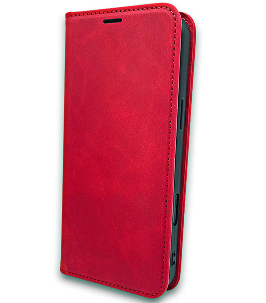 Deksel for Honor 400 Lite, OEM, Smart Suede, Rød