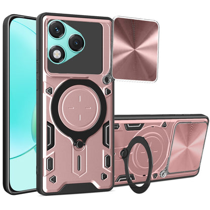 Deksel til Honor 400 Lite, Techsuit, CamGuard Pro, Rosa Gull