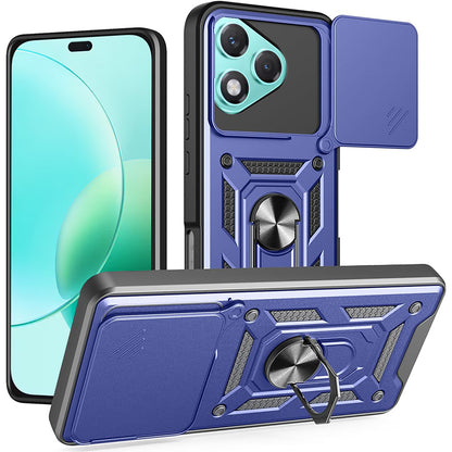 Deksel til Honor 400 Lite, Techsuit, CamShield, Blå