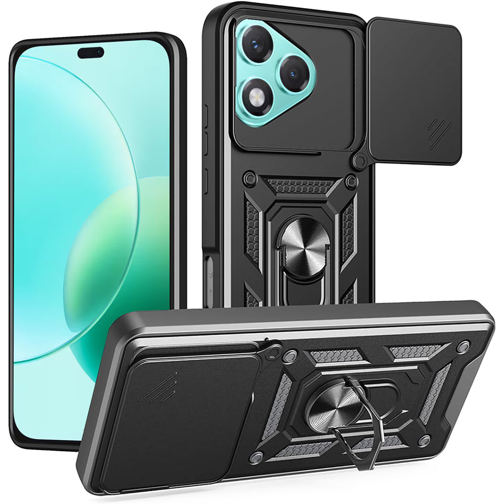 Deksel til Honor 400 Lite, Techsuit, CamShield, Svart