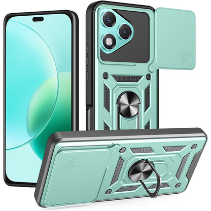 Deksel til Honor 400 Lite, Techsuit, CamShield, Grønn