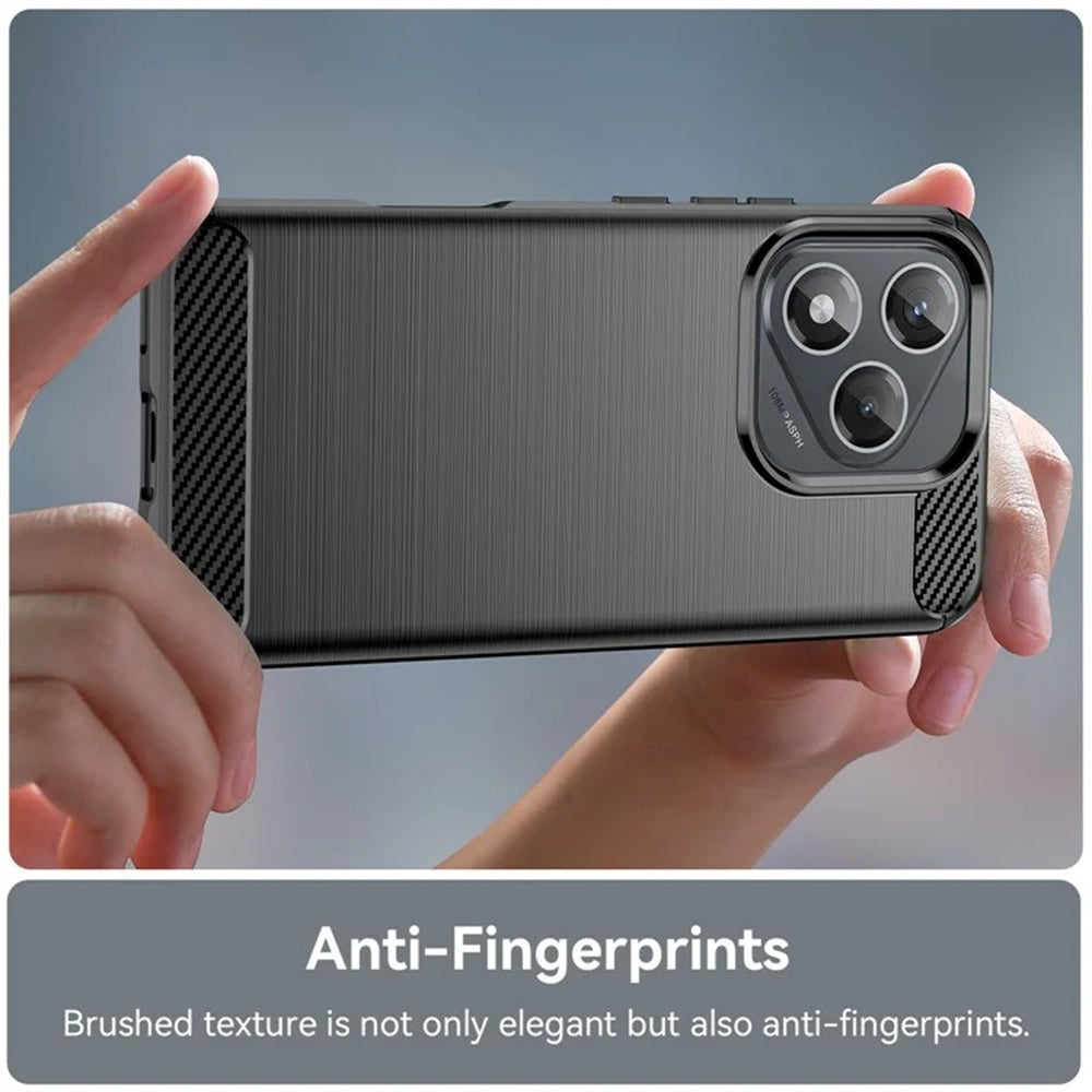 Deksel til Honor 400 Lite, Techsuit, Karbon, Blå