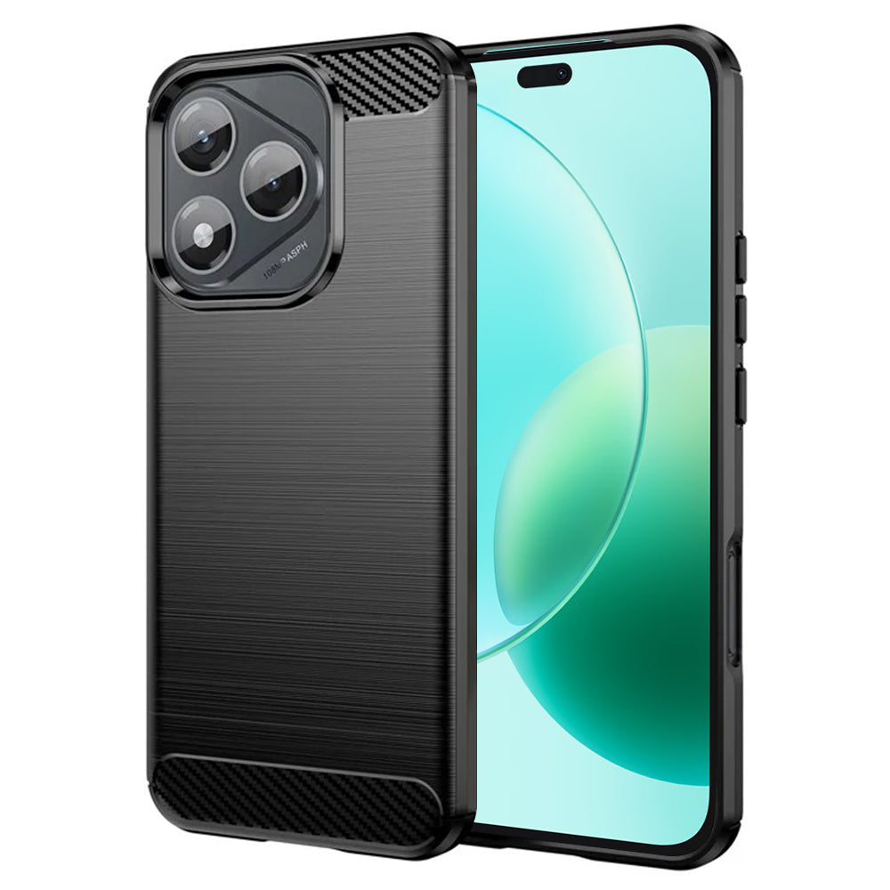 Deksel til Honor 400 Lite, Techsuit, Karbon, Svart