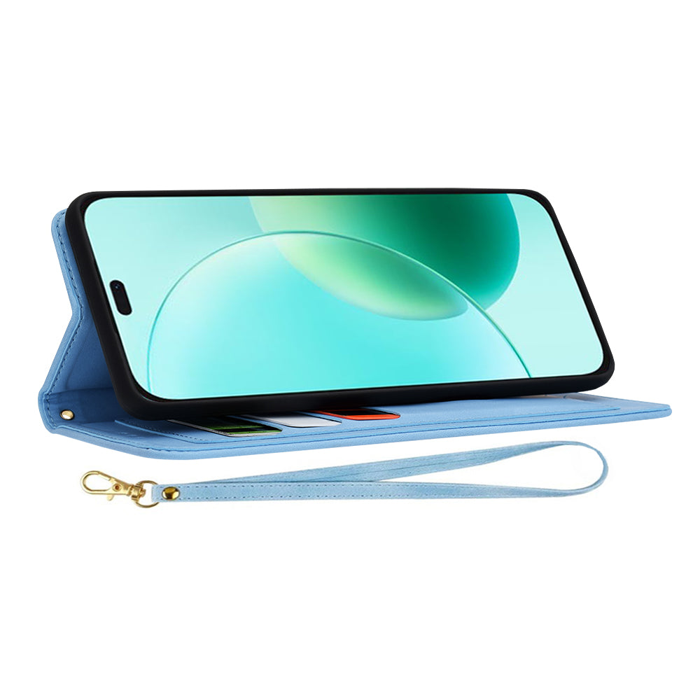 Deksel til Honor 400 Lite, Techsuit, FlipCraft, Blå