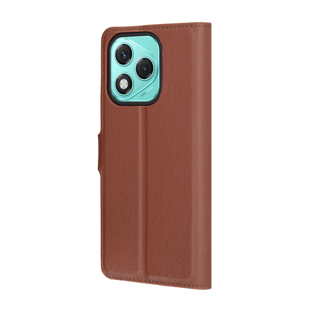 Deksel til Honor 400 Lite, Techsuit, Leather Folio, Brun
